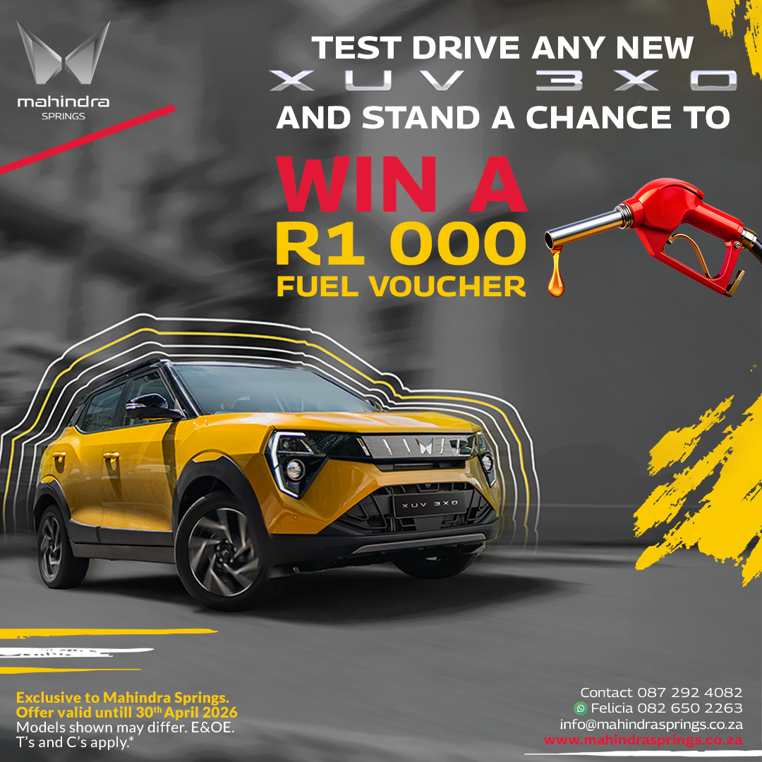 Mahindra 3XO - Win a Fuel voucher