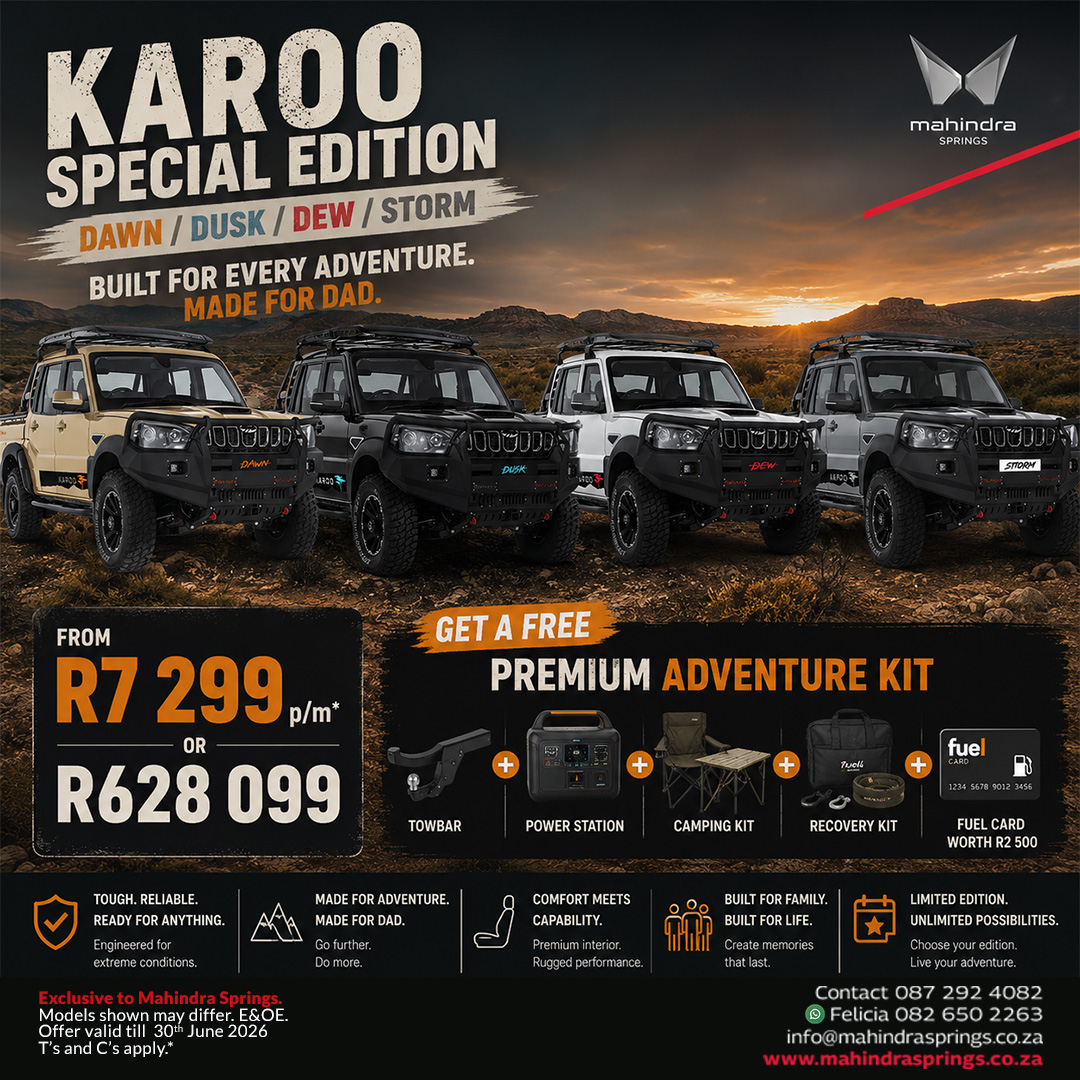 Karoo Special Edition Dawn Dusk Dew Storm